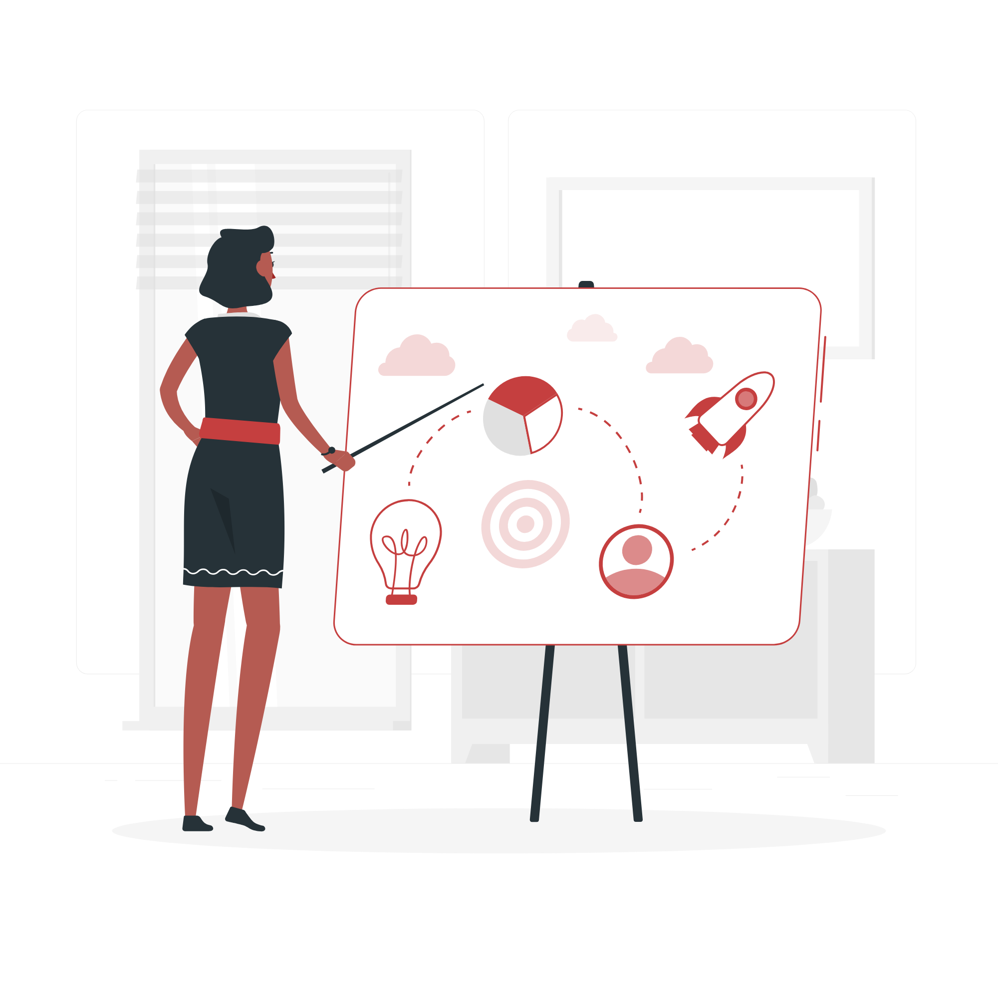 Illustration eines Sprachlernenden