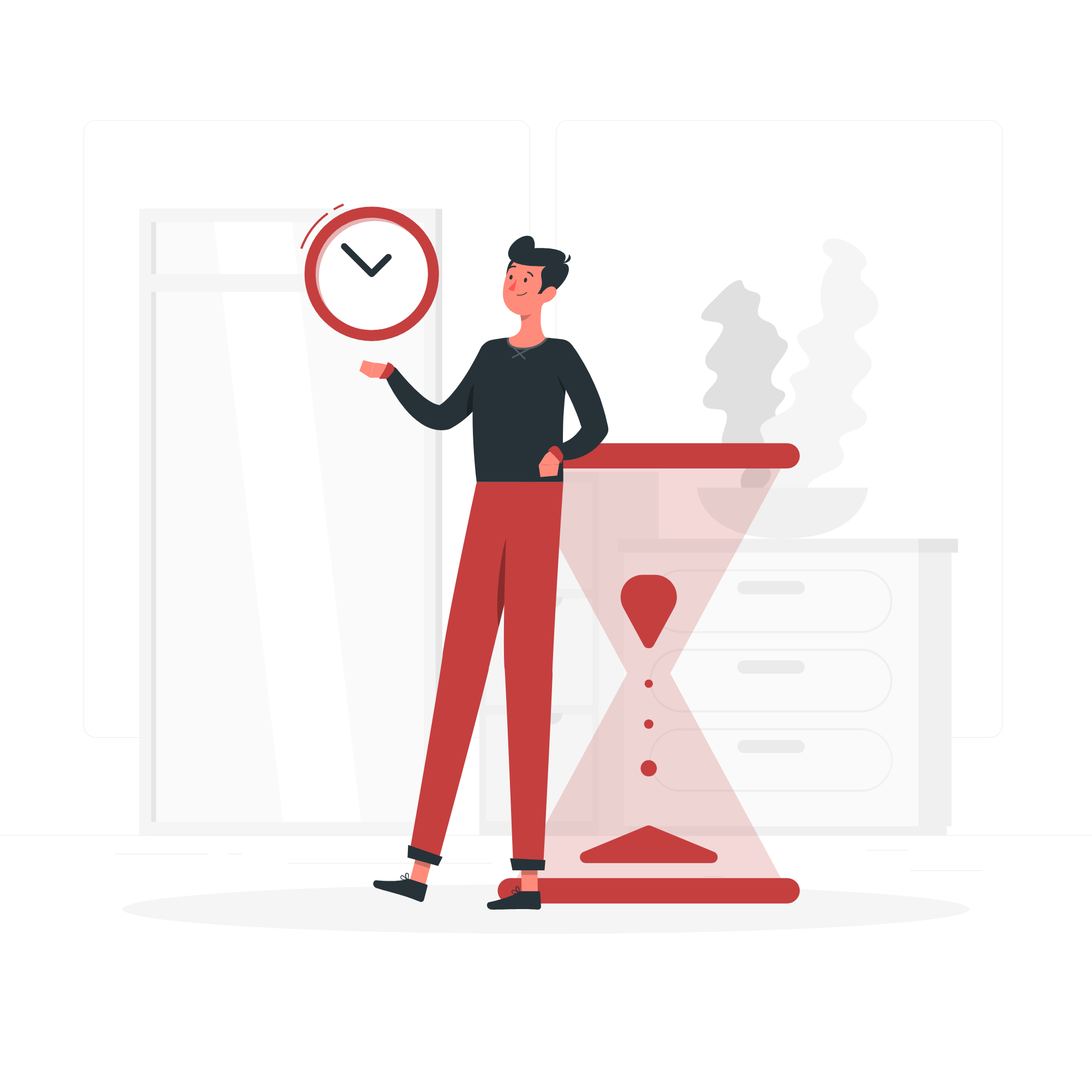 Illustration eines Lernplans